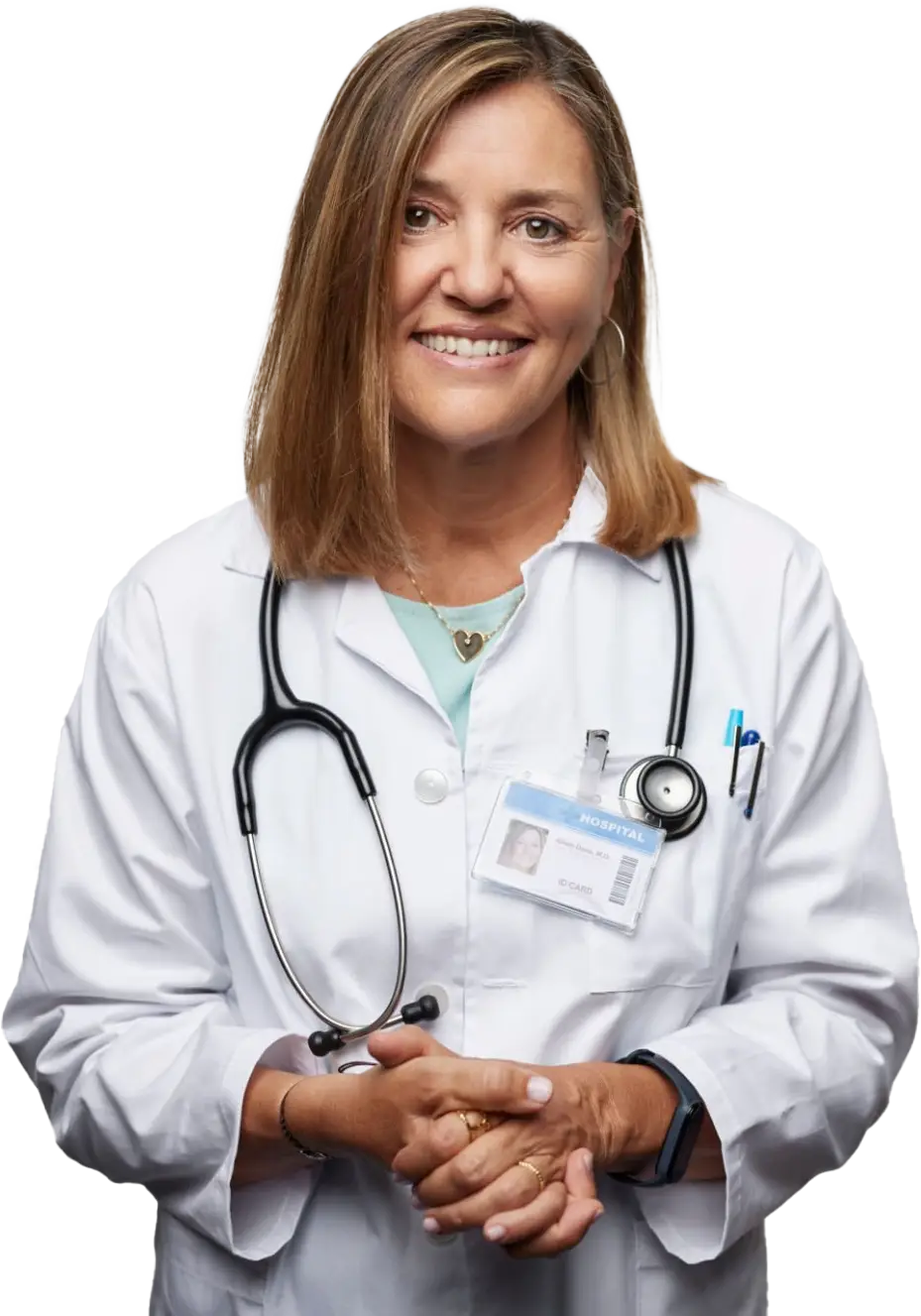 Physician preparing for a patient consultation